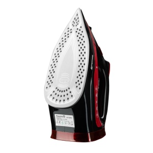 Fier de Calcat Hausberg HB-7840RS, Ceramic, autocuratare, anticalcar, 300ml, 2400-2800W, Negru/Rosu - Img 3