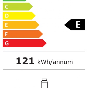 Frigider cu o usa HEINNER HF-V401NFE++, Capacitate totala 389 L. Clasa energetica E - Img 3