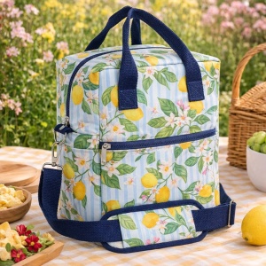 Geanta izoterma, dimensiune 21x13x27 cm, capacitate 6 l, model Lamai - Img 2