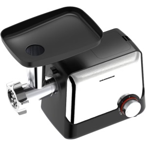 Masina de tocat Heinner DualSteel HMG-2100BKS3, 2100W, 1.8 kg/min, 2 viteze + Reverse, accesoriu rosii, accesorii kibbe si carnati - Img 2