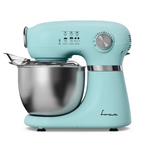 Mixer planetar FRAM FPM-D1010GR, 1000W, bol inox 5L, 12 viteze + Pulse, angrenaj metalic, accesorii pentru mixare si framantare, verde - Img 2