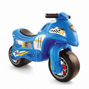 Motocicleta Dolu fara pedale, albastru, dimensiuni 50 x 71 x 27 cm