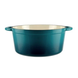 Oala din fonta emailata cu capac, 24×12 cm, 3.6 L - Img 3