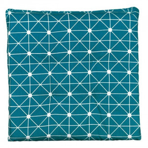 Perna decorativa pentru scaun, doua fete, dimensiune 40x40x5 cm, Forme geometrice - Img 1