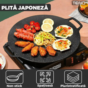 Plita pluristratificata Japoneza Teno, invelis anti aderent, diametru 36 cm - Img 6