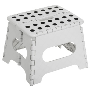 Scaunel pliabil pentru copii, dimensiune 25x22x19 cm, greutate maxima 100 kg, Gri
