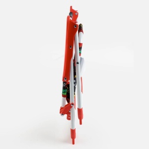 Scaunel pliabil pentru copii, structura metalica, dimensiune 33x34x47 cm, greutate maxima 35 kg, model Race - Img 3