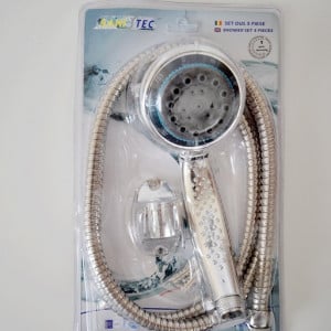 Set baie cu 3 piese Sanitec ERT-SN 8014, Inox, Argintiu - Img 2