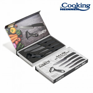 SET CUTITE 5PCS CERAM.NEGR COOK IN STYLE - Img 3