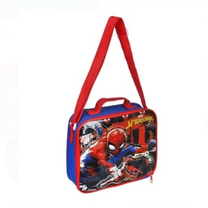 Set masa model Spiderman, geanta izoterma, caserola si sticla pentru apa - Img 2