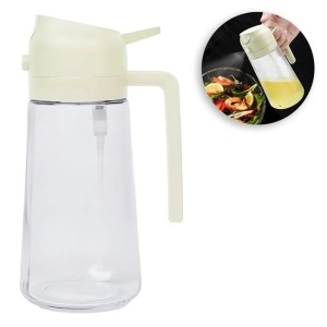 Sticla 2 in 1 cu scurgere sau pulverizare pentru ulei, capacitate 470 ml