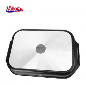 Tava inalta aluminiu turnat, 39.5x26 cm, Vanora Home Classic - Img 4