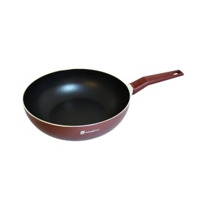 Tigaie Wok Schmitter, 28x9 cm, Aluminiu teflonat antiaderent