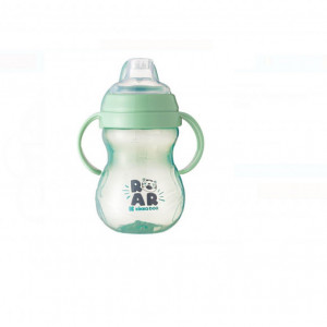 Cana cu Cioc & Manere de Plastic, Verde Menta, 300 ml, Kikka Boo - Img 4