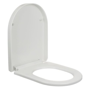Capac cu sistem Soft Close pentru toaleta, dimensiune 36 x 46cm, Alb