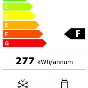 Combina frigorifica Heinner HC-VS268F+, 268l, clasa F, Less Frost, Alb - Img 3