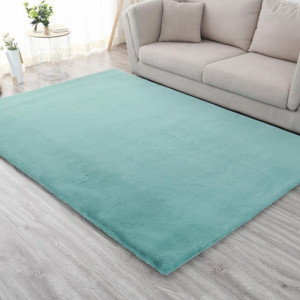 Covor shaggy soft blanita, 200x300 cm, Turcoaz