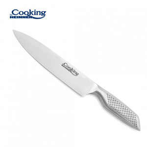 Cutitul bucatarului, dimensiune 20 cm, lama si maner din inox. Heinner HR-YD-C20B - Img 2