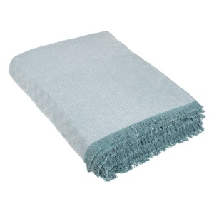 Cuvertura decorativa pentru canapea cu trei locuri, 280x180 cm, Verde menta - Img 2