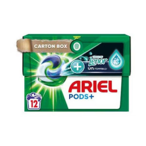 Detergent de rufe capsule Ariel All in One PODS, Touch of Lenor, 12 spalari