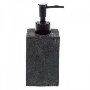 Dozator pentru sapun lichid, 270 ml, ciment Negru
