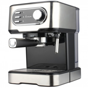 Espressor manual FRAM FEM-850BKSS, 850W, 15 bar, rezervor apa 1.5L, Argintiu - Img 3