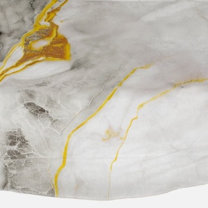 Fata de masa plastifiata rotunda, dimensiune 180 cm, model Marble - Img 3