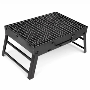 Gratar de masa pliabil, dimensiune 35.5x27 cm, pentru carbune - Img 1