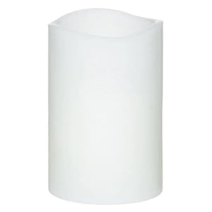 Lumanare decorativa LED cu lumina rece, dimensiune 8x12 cm, functioneaza cu 3 baterii AAA - Img 1