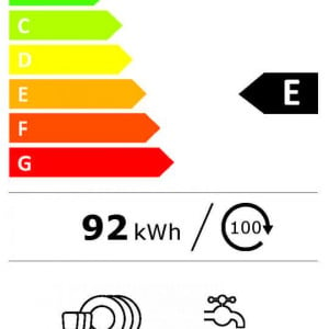 Masina de spalat vase Heinner HDW-FS6062WE++, clasa energetica E - Img 3