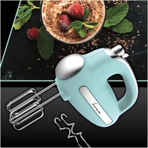 Mixer de mana FRAM FHM-3005GR, 300W, 5 viteze + turbo, Verde - Img 2