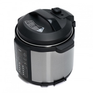 Multicooker cu gatire sub presiune Heinner HPCK-6IX, 3.8 L, 15 programe, Vas antiadeziv detasabil, Presiune reglabila, Timer, Display led, Inox - Img 2