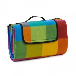 PATURA PICNIC FLEECE 130X150 CM RAINBOW