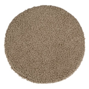 Perna decorativa pentru scaun, dimensiune 34x4 cm, baza antiderapanta, Taupe - Img 1