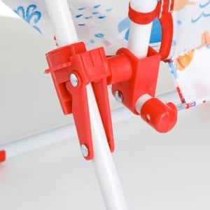 Scaunel pliabil pentru copii, structura metalica, dimensiune 33x34x47 cm, greutate maxima 35 kg, model Balena - Img 4