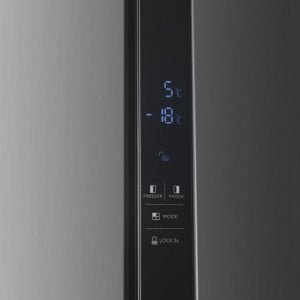 Side by side Heinner HSBS-HM529NFXWDE++, Full No frost, Compresor Dual Inverter, dozator de apa, clasa energetica E, display LED cu control touch, capacitate totala 529L - Img 3