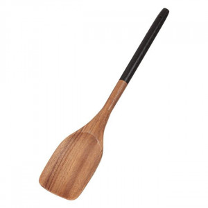 Spatula din lemn de salcam, dimensiune 34 x 6.5 cm