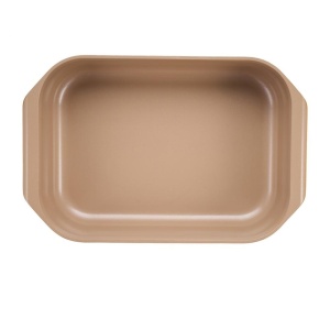 Tava inalta cu capac pentru cuptor, aluminiu turnat cu acoperire ceramica, dimensiune 39 x 26 x 8.5 cm, capacitate 6 L, baza inductie, Cooking by Heinner Nicolai Tand - Img 2