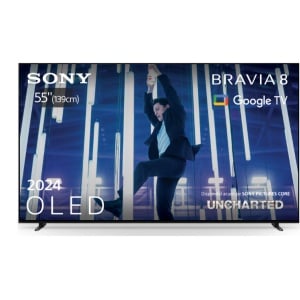 Televizor Sony BRAVIA 8 OLED 55XR80, 139 cm, Smart Google TV, 4K Ultra HD, 100 Hz, Clasa F (Model 2024)