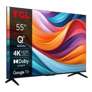 Televizor TCL QLED 55T7B, 139 cm, Smart Google TV, 4K Ultra HD, Clasa F - Img 2