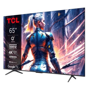 Televizor TCL QLED 65T8B, 164 cm, Smart Google TV, 4K Ultra HD, 100Hz, Clasa F (Model 2024) - Img 3