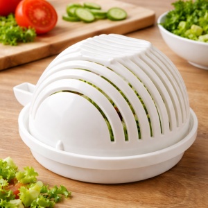 Tocator salata si muraturi cu bol, 18×10.5 cm - Img 2