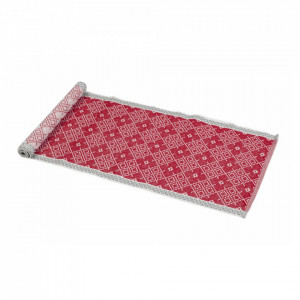 Traversa masa Heinner Home RUN-RED01-180, model cu Flori, 33 x 180 cm