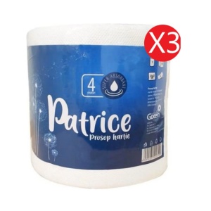 3x Prosop bucatarie Patrice, 4 straturi