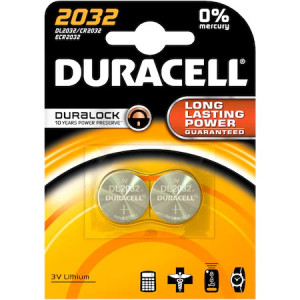 Baterie Duracell CR2032, Lithium, set 2 buc