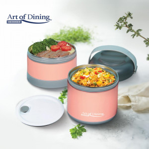 Caserola termica dubla, Heinner, Art of Dining, 920 ml, Multicolor - Img 8