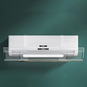 Deflector transparent pentru aer conditionat, dimensiune reglabila 18x53-94 cm - Img 2