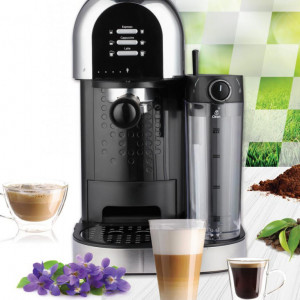 Espressor manual Heinner Coffee Dreamer HEM-DL1470BK, 1230-1470W, 20bar, , dispozitiv spumare lapte - Img 2