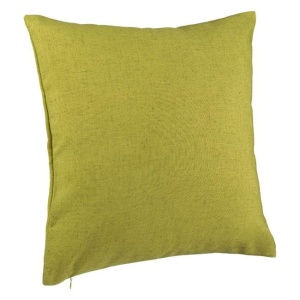 Fata de perna decorativa cu doua fete, dimensiune 40 x 40 cm, Verde - Img 1