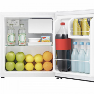 Frigider minibar Heinner HMB-N45F+, 45 l, Clasa F, Control mecanic cu termostat ajustabil, 1 raft din sticla, Usa reversibila, H 50 cm, Alb - Img 3